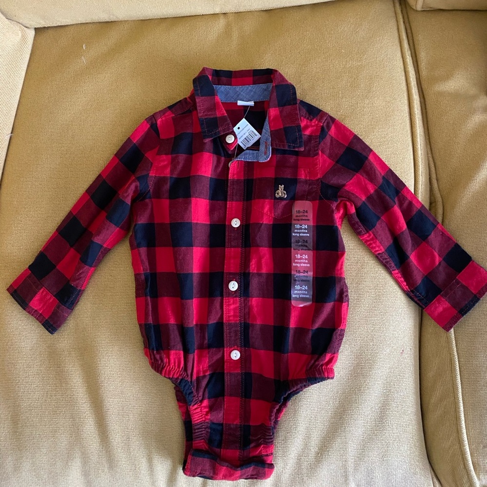 Baby Gap Flannel Onesie